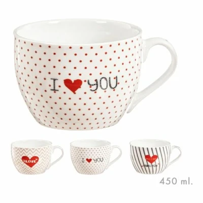 Afbeelding van Mok Kozina Valentijnsdag 495 ml