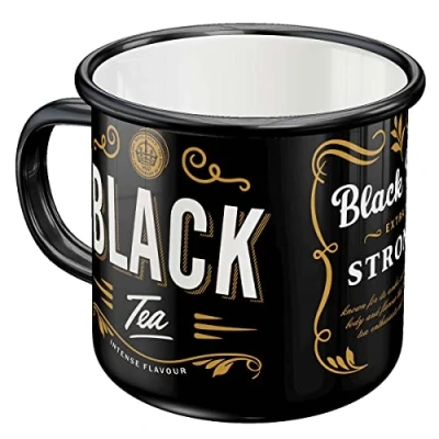 Afbeelding van Emaille Mok Black Tea