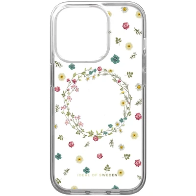Afbeelding van iDeal of Sweden Hoesje Geschikt voor iPhone 14 Pro ClearCase Design Meerkleurig / Petite Floral