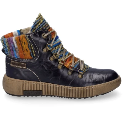 Afbeelding van Josef Seibel Maren Veterboots oceanmulti, Dames, Maat: 42, Ocean multi Leer en textiel