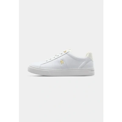 Afbeelding van Tommy Hilfiger Essential Elevated Court Sneakers laag, Dames, Maat: 41, White Schoenen