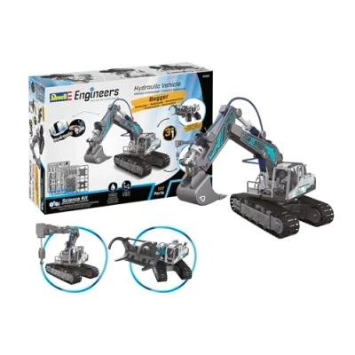 Afbeelding van Revell Engineers 21305 Hydraulic Excavator 3in1 1:24 Elektro RC functiemodel Bouwpakket