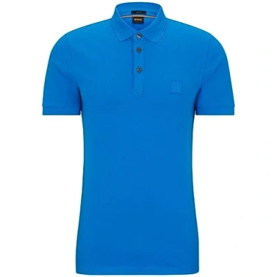 Afbeelding van BOSS Passenger Poloshirt, Heren, Maat: Medium, Open blue