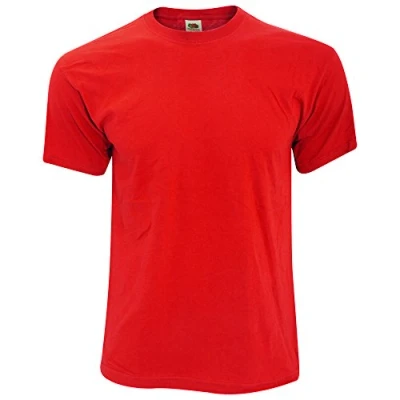Afbeelding van Fruit of the Loom T shirt, Rood