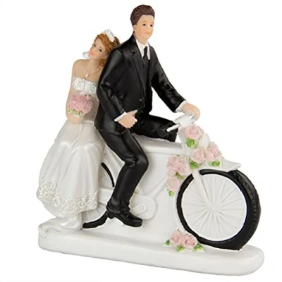 Afbeelding van Folat Trouwfiguurtje op Fiets/stk