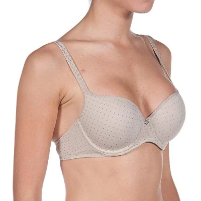 Afbeelding van Selene Francesa damesbeha met schuimrubberen kap en beugel, Beige