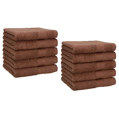 Afbeelding van Betz 10 stuks zeepdoekjes Premium 100% katoen zeepdoekenset 30x30 cm kleur lichtblauw
