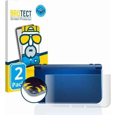Afbeelding van BROTECT Matte schermbeschermer met volledige dekking (DSi XL), Andere spelaccessoires, Grijs