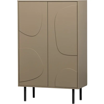 Afbeelding van WOOOD Cadiz Opbergkast Grenen Mud 135x85x40