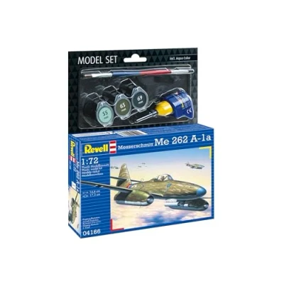 Afbeelding van 1:72 Revell 64166 Messerschmitt Me 262 A1a Model Set Plastic Modelbouwpakket