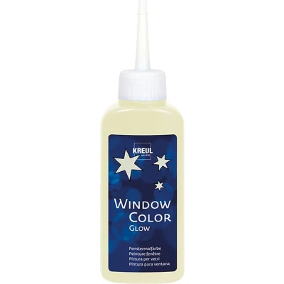 Afbeelding van KREUL Glow in the Dark Raamverf Window Color 80ml Licht het Donker