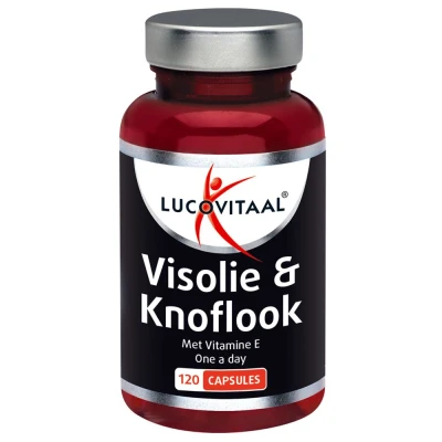 Afbeelding van Lucovitaal Visolie &amp; Knoflook Capsules 120capsules