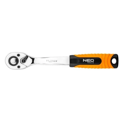 Afbeelding van NEO TOOLS 08 520 Omschakelratel 72 12,5 (1/2&quot;) 255 Chroom vanadium staal