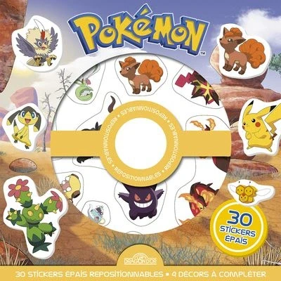 Image de Pokémon Pochette de stickers épais repositionnables Des scènes cherche et trouve à créer l&#039;infini !