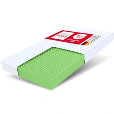 Afbeelding van FDM PICCHI schuimmatras 160 x 200 cm, matrasdikte 12 hardheid H3 (middelhard), polyurethaanschuim, omkeerbaar, afneembare overtrek, machinewasbaar.