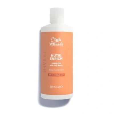 Afbeelding van Wella Invigo Nutri Enrich Shampoo Droog Haar 500ml Haibu by Kapperskorting.com