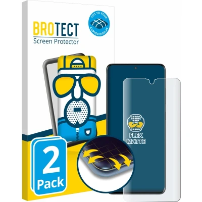 Afbeelding van BROTECT Screenprotector voor Samsung Galaxy S20 Ultra Folie Beschermfolie matte volledig dekking (2 Stuks)