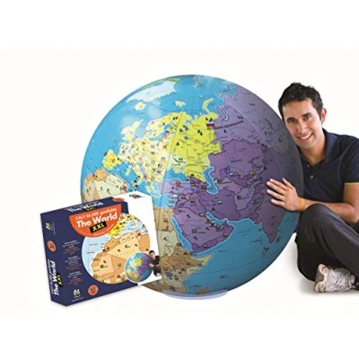Afbeelding van Opblaasbare Globe 85 Political XXL