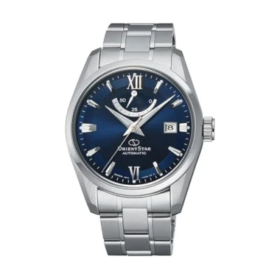 Afbeelding van Orient RE AU0005L00B Automatisch analoog herenhorloge met roestvrijstalen armband, zilver/blauw, zilver/blauw., armband