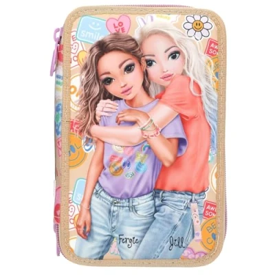 Image de Dessin et coloriage enfant Top Model Trousse 3 niveaux Girl Power