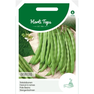 Afbeelding van Stokslabonen Overvloed Type Rentegever Tuinplus