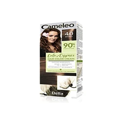 Afbeelding van Cameleo Color Essence kleurcrème bruin kleuring &quot;TON&quot; effect tot 8 wasbeurten natuurlijke en diepe kleur verfrissing van de kleuren verzorging witte papaver arganolie 75 g