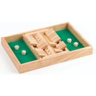 Afbeelding van Shut the Box dobbelsp.Dubbel9 34x23x4