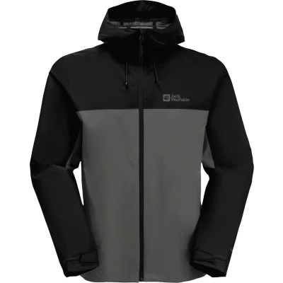 Afbeelding van Jack Wolfskin Weiltal Outdoorjas, Heren, Maat: Large, Slate