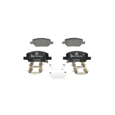 Afbeelding van ATE 13.0460 5554.2 Remblokkenset Met akoestische slijtagewaarschuwing anti kreukplaat toebehoren HYUNDAI: i10 III Hatchback
