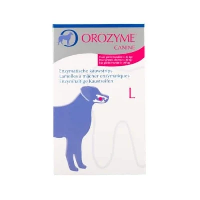 Afbeelding van Orozyme Canine Kauwstrips L 141 gram