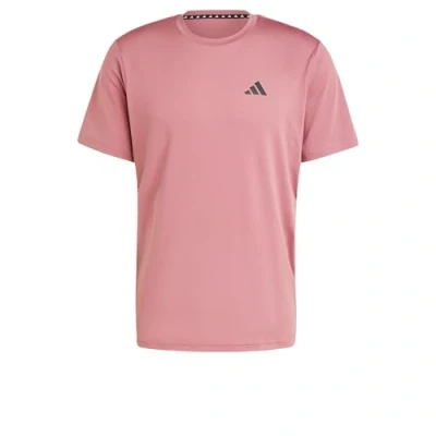 Afbeelding van adidas Train Essentials Stretch Training Tee T shirt voor heren, preloved crimson/black
