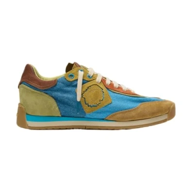 Afbeelding van Satorisan Ensō Gaia Casual Sneakers Unisex Vintage Kleur Blue Swirl Maat 43