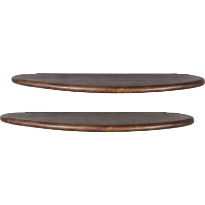 Afbeelding van Layer wandplanken set van 2 walnoot