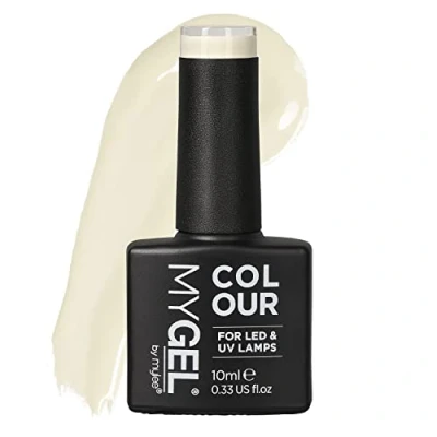 Afbeelding van Mylee Gel Nagellak 10ml [Ice Queen] UV/LED Gellak Nail Art Manicure Pedicure, Professioneel &amp; Thuisgebruik [White Range] Langdurig en gemakkelijk aan te brengen