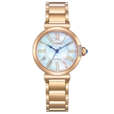 Afbeelding van Citizen L May bells EM1063 89D Horloge Staal Rosékleurig Ø 29 mm