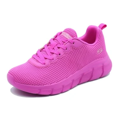 Afbeelding van Skechers Essence visionnaire BOBS B Flex pour femme, Bordure en tricot rose vif, 41 EU