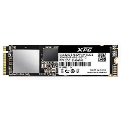 Afbeelding van Adata Xpg Sx8200 Pro 512Gb M.2 Solid State Drive Gaming Ssd Harde Schijf, ASX8200PNP 512GT C, Zwart