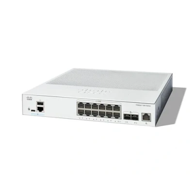 Image de Cisco Catalyst 1300 12XT 2X Commutateur C3 intelligent 12 x 10GBase T + 2 10 Gigabit SFP+ Montable sur rack