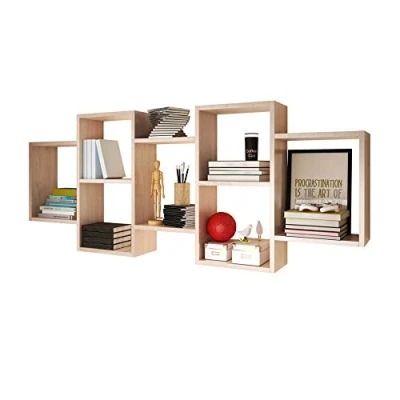 Afbeelding van Selsey CASSI Asymmetrisch wandrek/rek (Sonoma eiken)