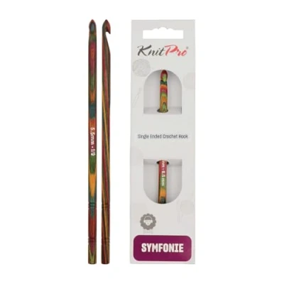 Afbeelding van KnitPro KP20708 Symfonie breihaken, eenvoudig, hout, meerkleurig, 22 x 5 cm
