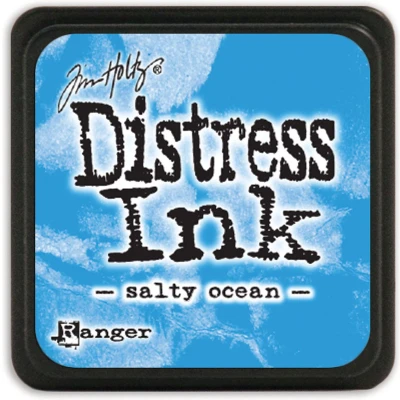 Afbeelding van Ranger Distress Mini Ink pad salty ocean TDP40132 Tim Holtz