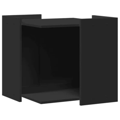 Afbeelding van Kattenbakkast 53x53x51 cm bewerkt hout zwart