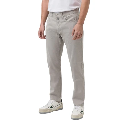Afbeelding van Pierre Cardin Jeans Heren Broek 5 pocket model normale fit grijs effen