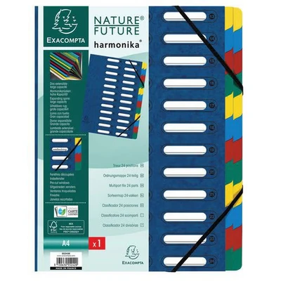 Image de Trieur harmonika® à fenêtres avec élastique 24 compartiments