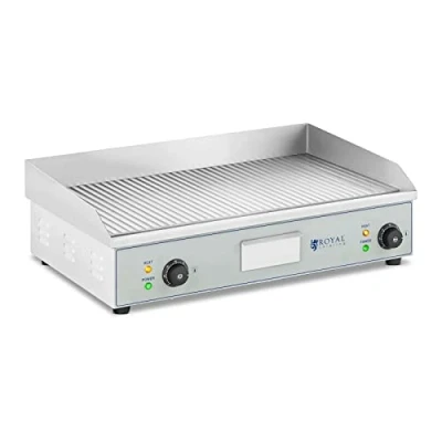 Afbeelding van Royal Catering Dubbel Elektrische grill 400 x 730 mm 2 2.200 W