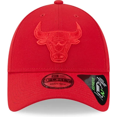 Afbeelding van New Era Chicago Bulls Repreve Outline Red 9FORTY Adjustable Cap