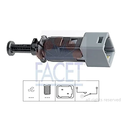 Afbeelding van FACET 7.1150 Remlichtschakelaar Mechanisch Made in Italy OE Equivalent RENAULT: CLIO 3, Kangoo I, I Express