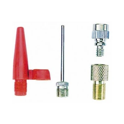 Image de Set adaptateur de pompe à air Fischer Fahrrad 85618 métal rouge 1 pc(s)