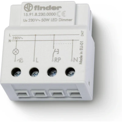 Afbeelding van Finder 15.91.8.230.0000 Dimmer Op en inbouw 230 V/AC 1 stuk(s)