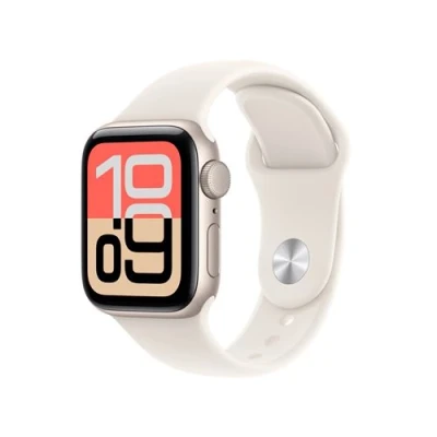 Image de Apple Watch Se 3 gps 40mm starlight Aluminium Case Starlight Sport Band M/l